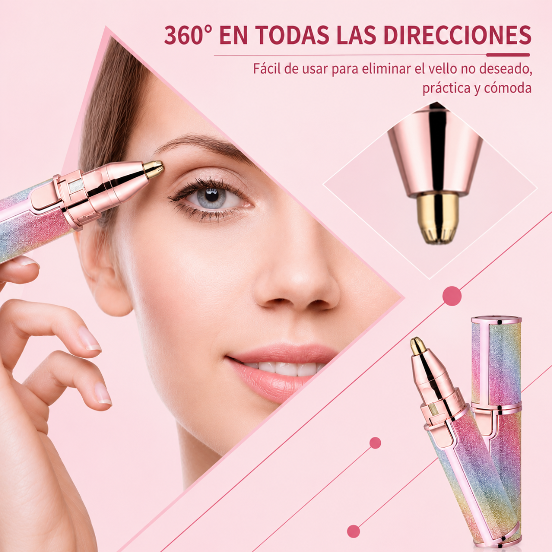 Depiladora facial 2 en 1
