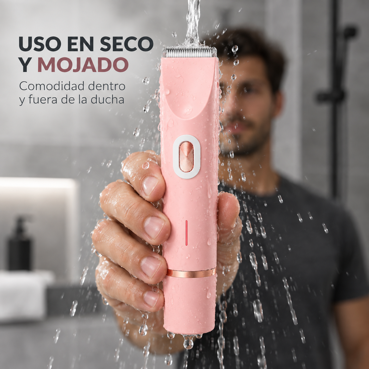 Recortadora corporal para hombre 2 en 1 VelvetSkin