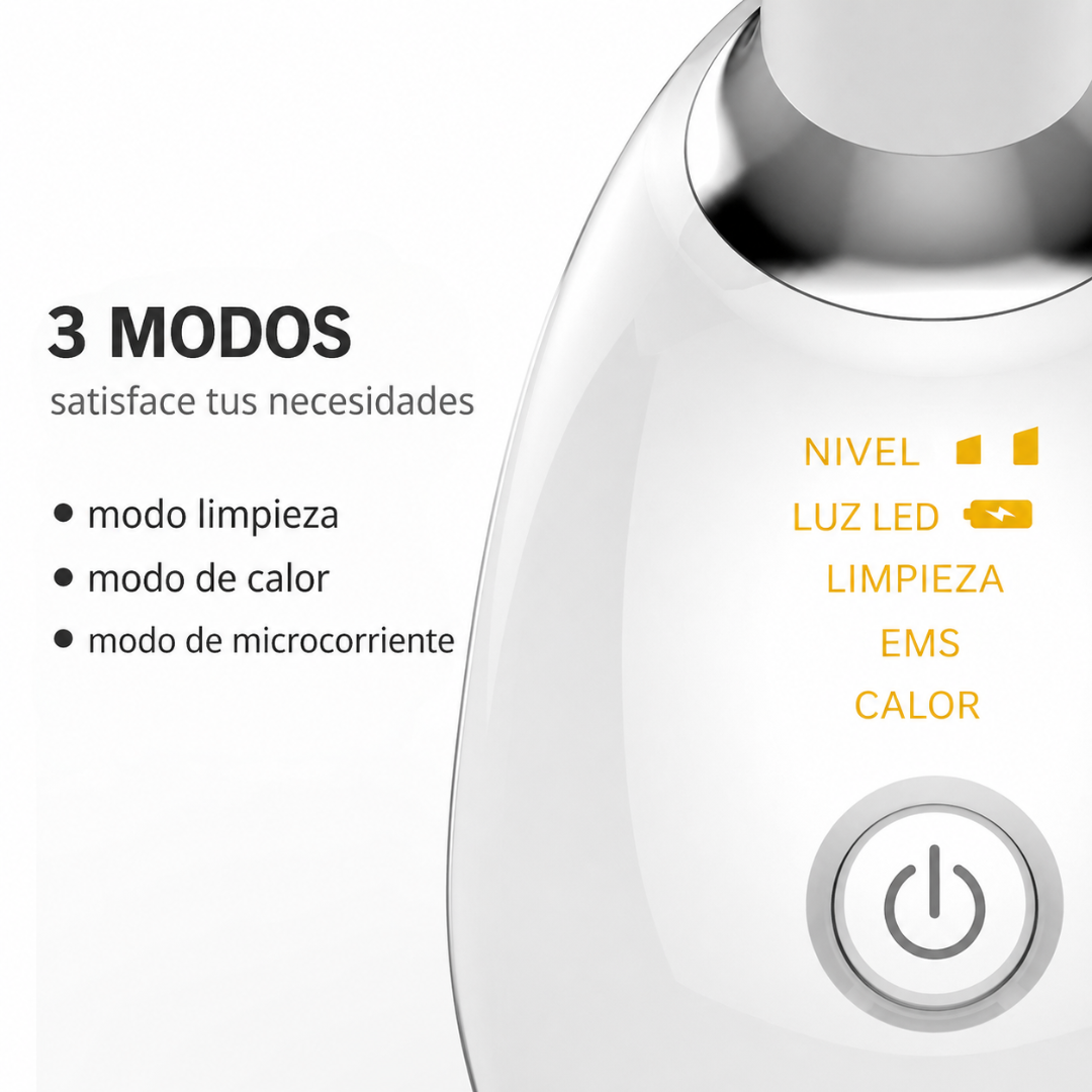 Masajeador Luna, Terapia de luz roja EMS + Bruma Vitamina C
