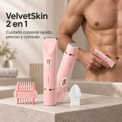 Recortadora corporal para hombre 2 en 1 VelvetSkin