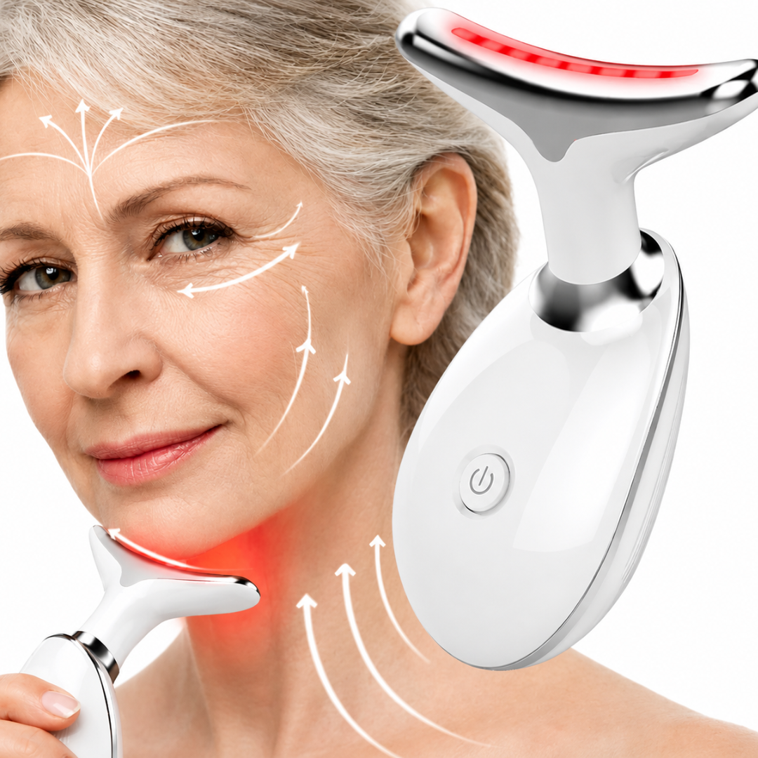 Masajeador Luna, Terapia de luz roja EMS + Bruma Vitamina C