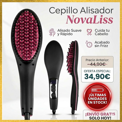 Cepillo eléctrico alisador "NovaLiss"